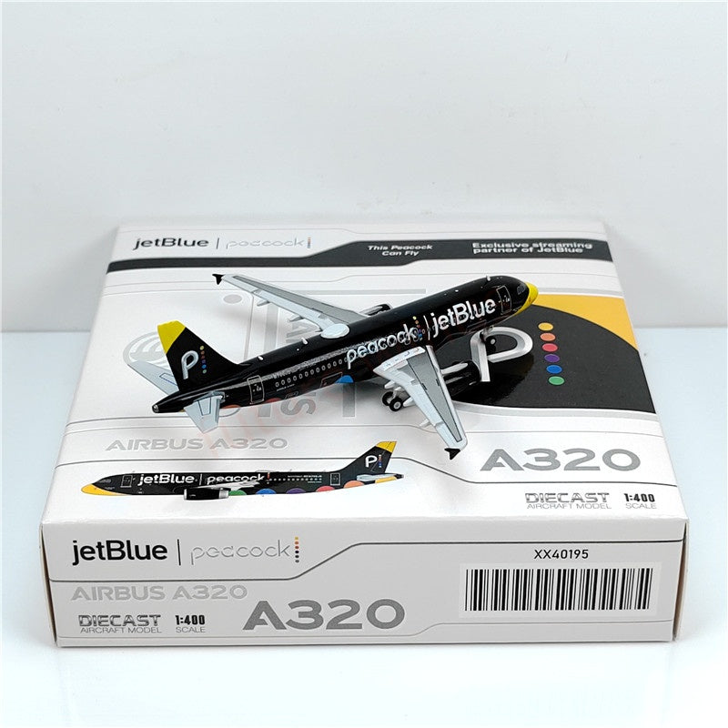 1:400 JC Wings XX40195 Jetblue A320 N706JB Aircraft Model+Free Tractor