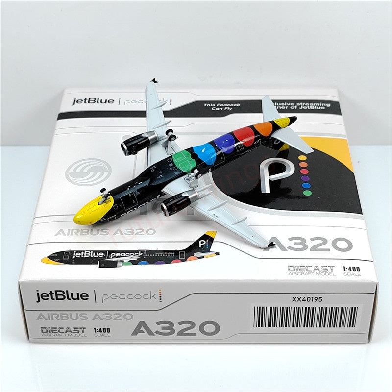 1:400 JC Wings XX40195 Jetblue A320 N706JB Aircraft Model+Free Tractor
