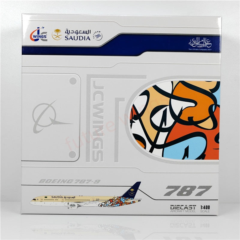 1:400 JC Wings LH4249 Saudia B787-9 HZ-AR13 Aircraft Model+Free Tractor