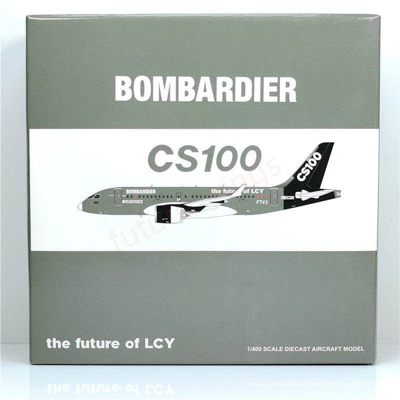 1:400 JC Wings LH4082 Bombardier CS100 C-GWYD Aircraft Model+Free Tractor