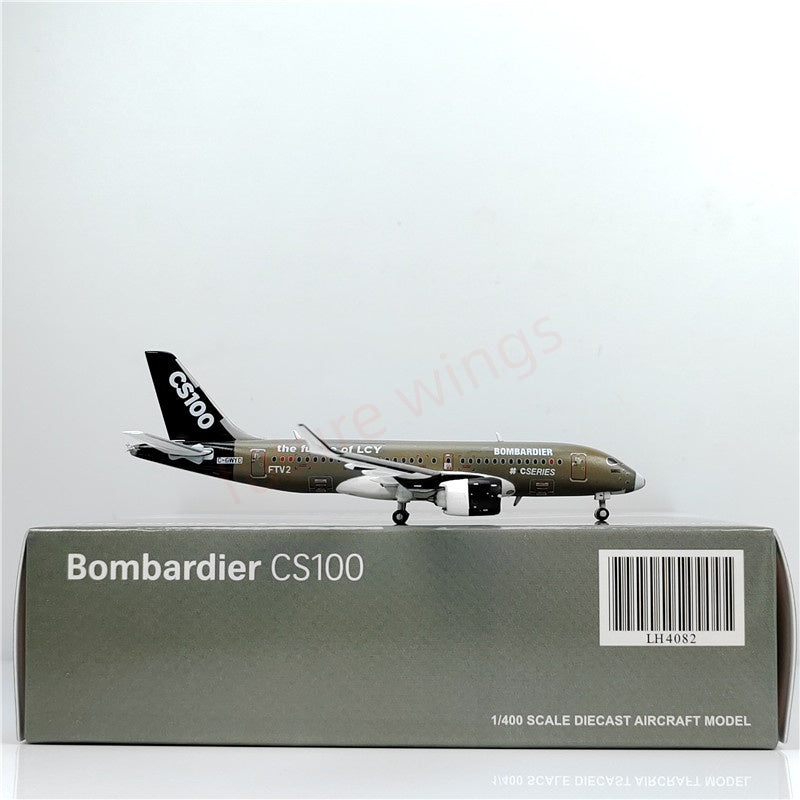 1:400 JC Wings LH4082 Bombardier CS100 C-GWYD Aircraft Model+Free Tractor