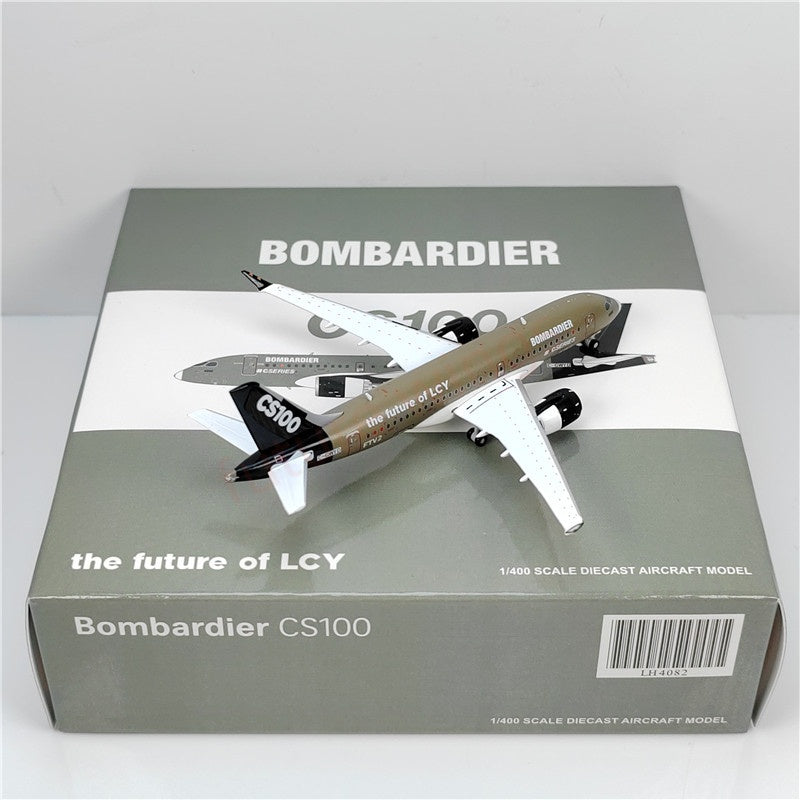 1:400 JC Wings LH4082 Bombardier CS100 C-GWYD Aircraft Model+Free Tractor