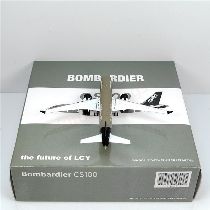 1:400 JC Wings LH4082 Bombardier CS100 C-GWYD Aircraft Model+Free Tractor