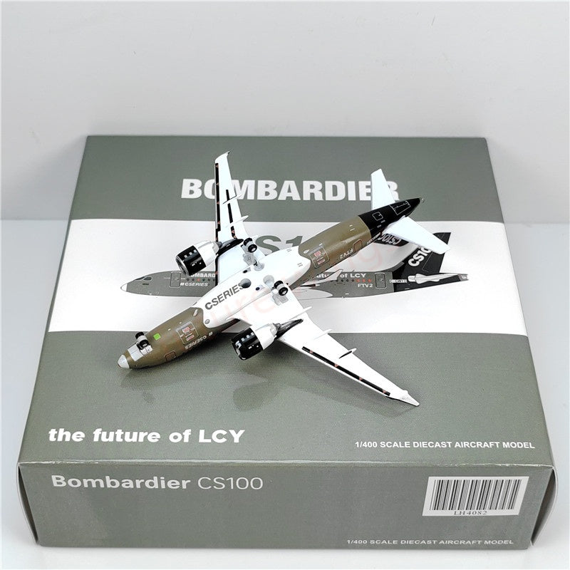 1:400 JC Wings LH4082 Bombardier CS100 C-GWYD Aircraft Model+Free Tractor
