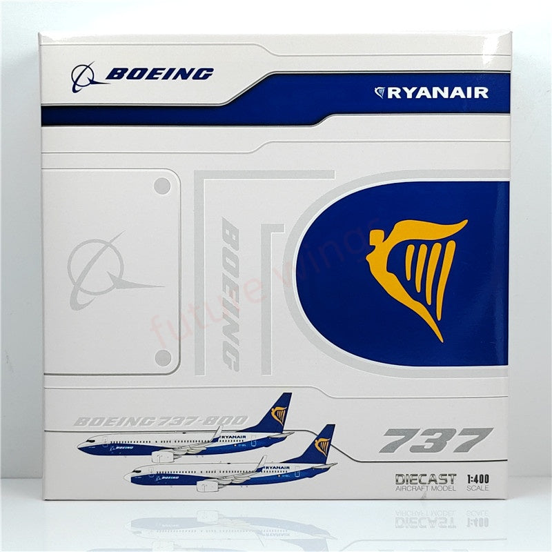 1:400 JC Wings XX40039 Ryan Air B737-800 EI-DCL Aircraft Model+Free Tractor