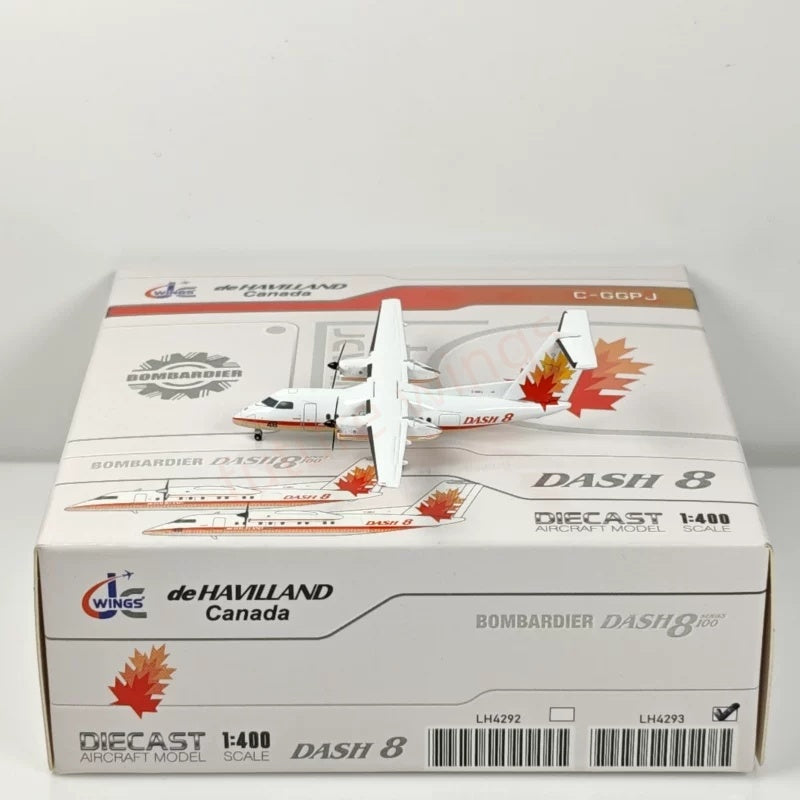 1:400 JC Wings LH4293 Dash8 Q100 C-GGPJ Aircraft Model+Free Tractor