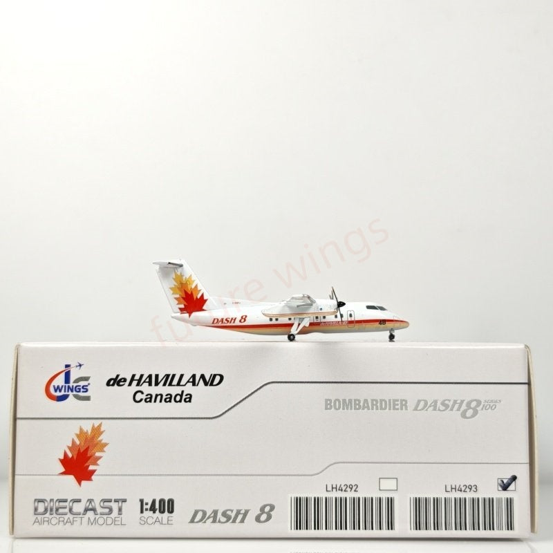 1:400 JC Wings LH4293 Dash8 Q100 C-GGPJ Aircraft Model+Free Tractor