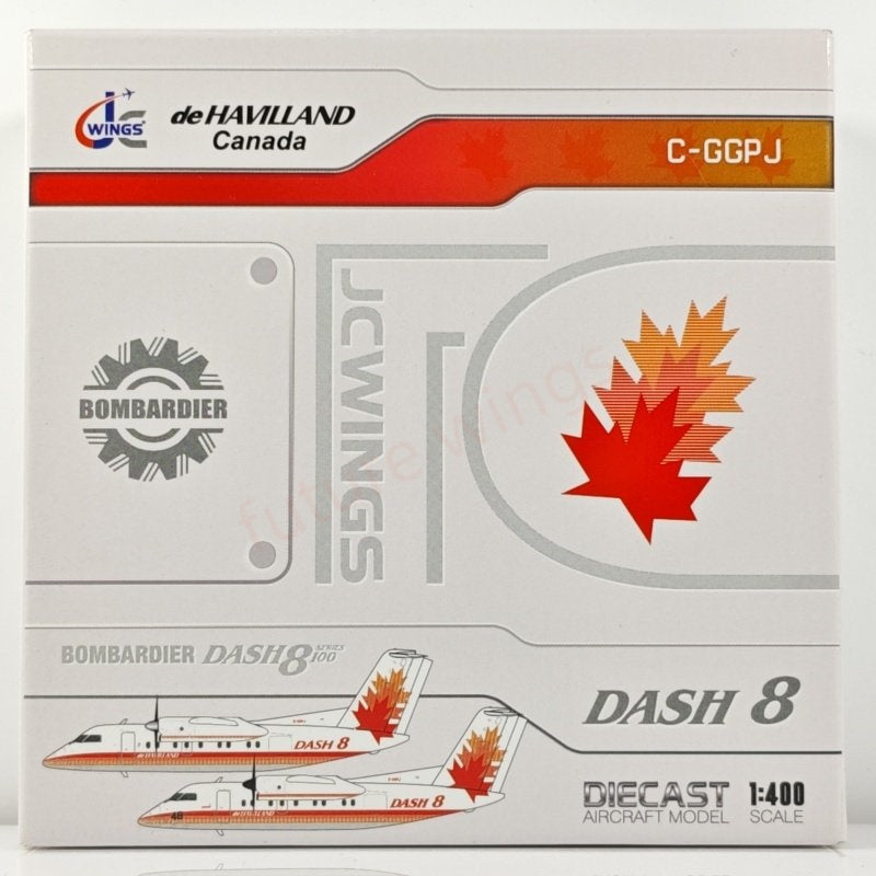 1:400 JC Wings LH4293 Dash8 Q100 C-GGPJ Aircraft Model+Free Tractor