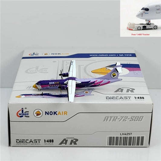 1:400 JC Wings LH4257 Nok Air ATR-72 HS-DRD Aircraft Model+Free Tractor