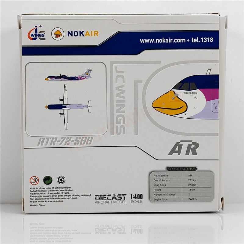 1:400 JC Wings LH4257 Nok Air ATR-72 HS-DRD Aircraft Model+Free Tractor