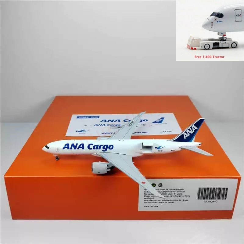 1:400 JC Wings XX40084C ANA B777F JA772F Aircraft Model+Free Tractor