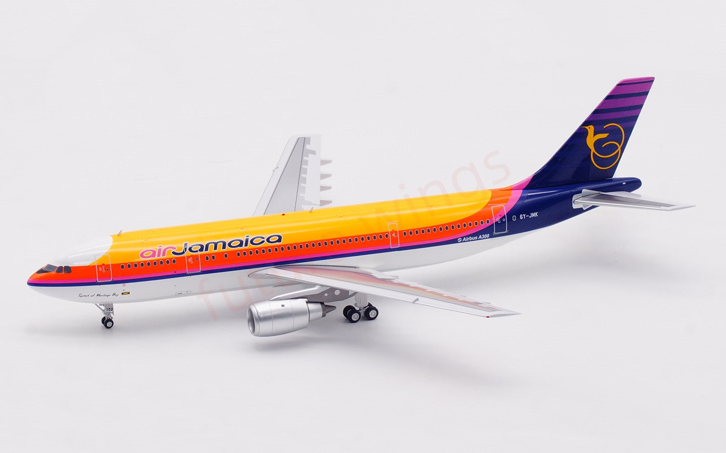 1:200 InFlight200 Air Jamaica A300B4 6Y-JMK Diecast Aircraft Model With Stand