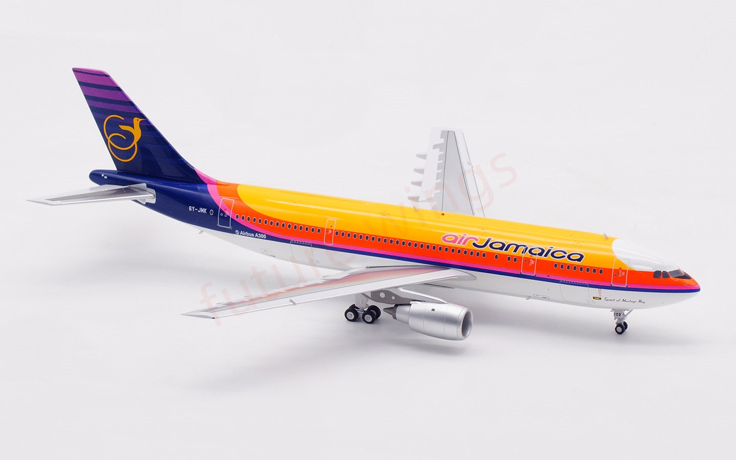 1:200 InFlight200 Air Jamaica A300B4 6Y-JMK Diecast Aircraft Model With Stand