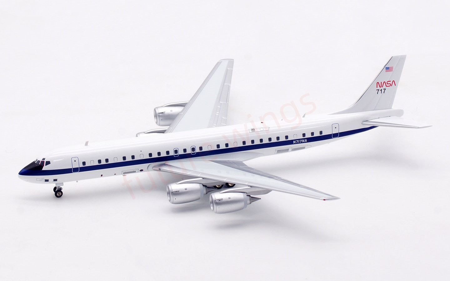 1:200 InFlight200 NASA DC-8-72 N717NA Diecast Aircraft Model With Stand