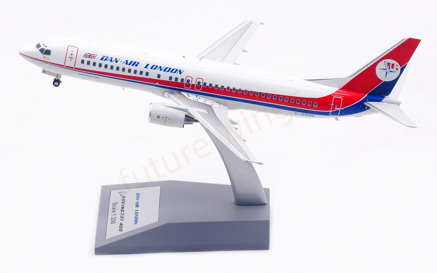 1:200 InFlight200 Dan Air London B737-400 G-BNNK Diecast Aircraft Model