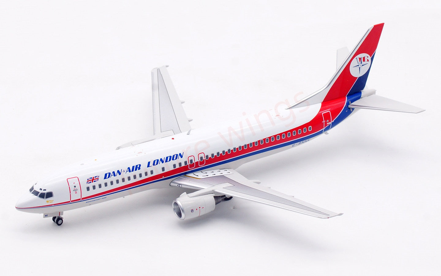 1:200 InFlight200 Dan Air London B737-400 G-BNNK Diecast Aircraft Model