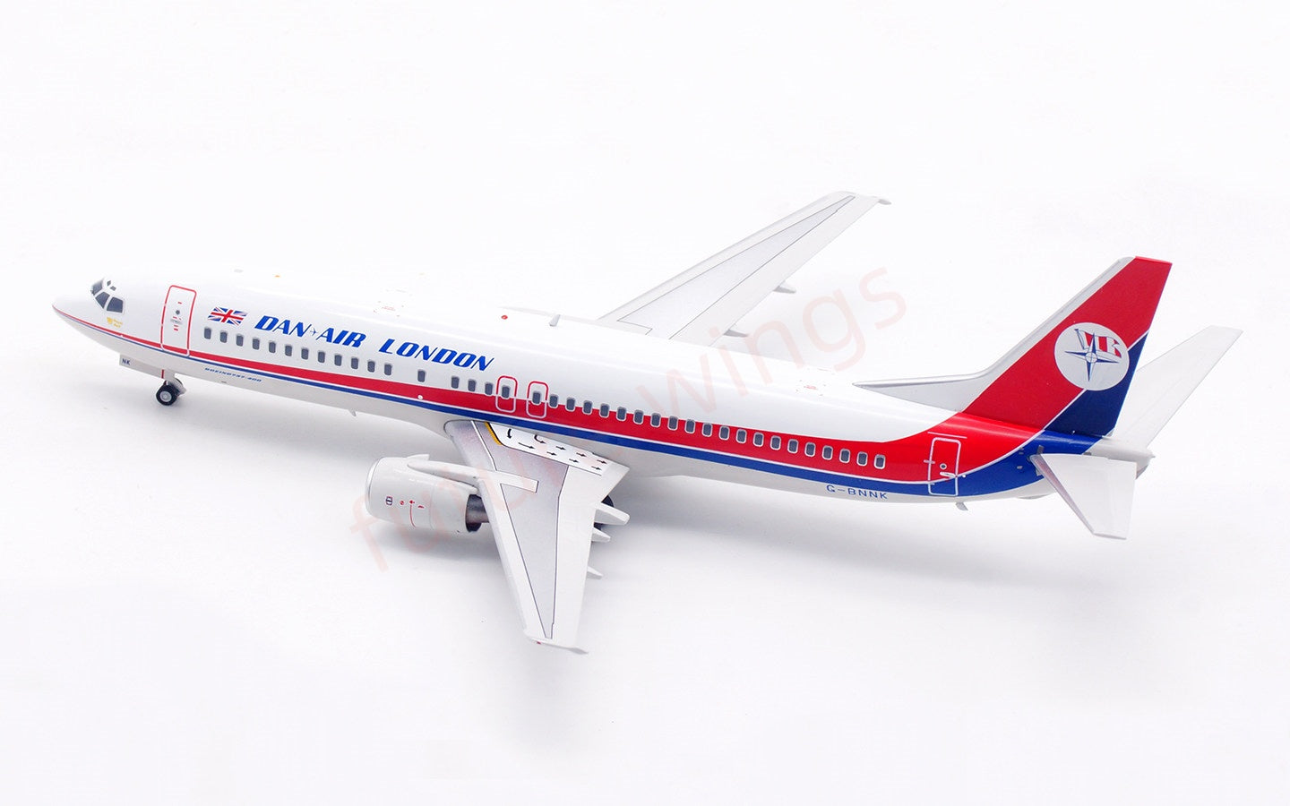 1:200 InFlight200 Dan Air London B737-400 G-BNNK Diecast Aircraft Model