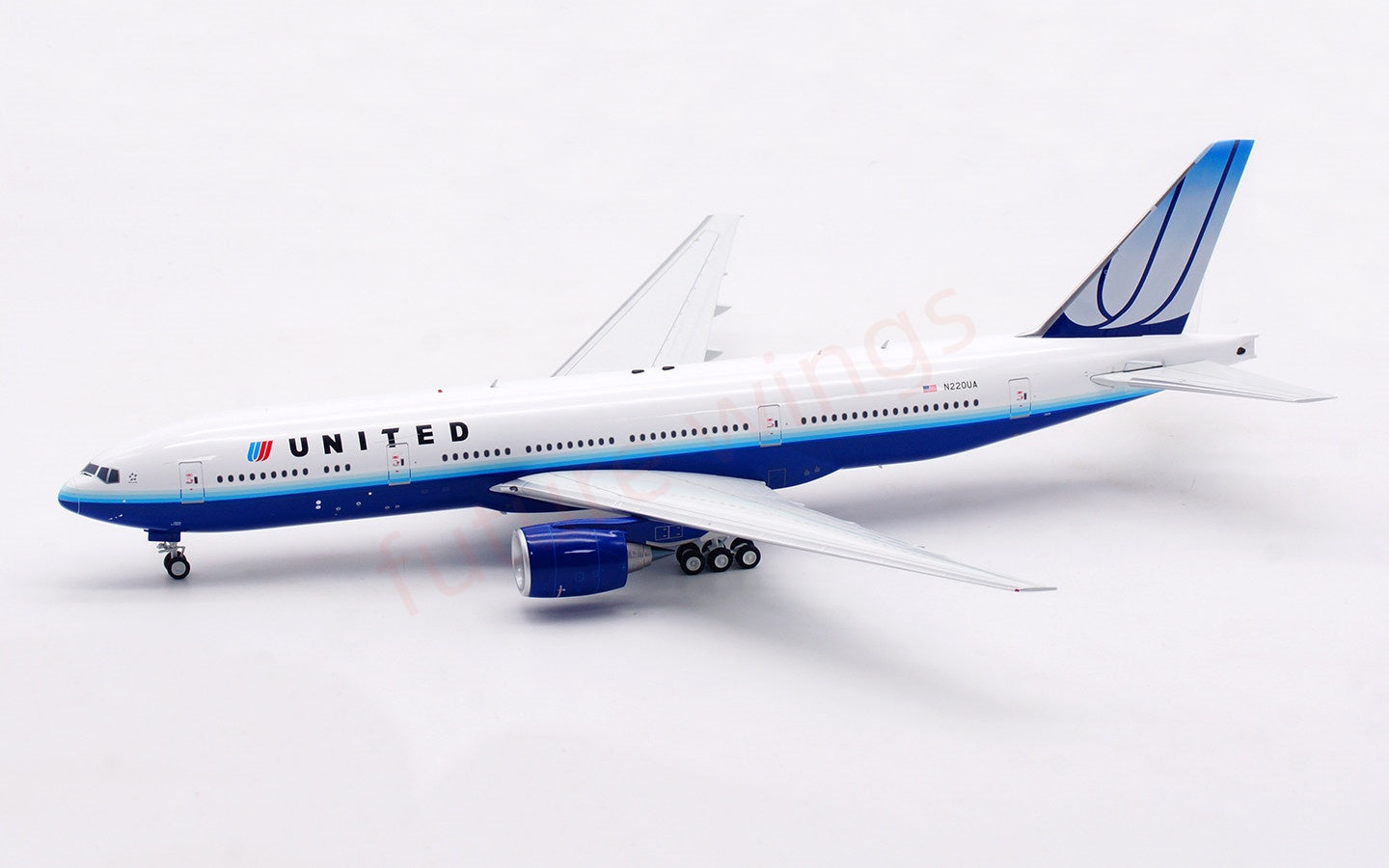 1:200 InFlight200 United Airlines B777-200 N220UA Diecast Aircraft Model