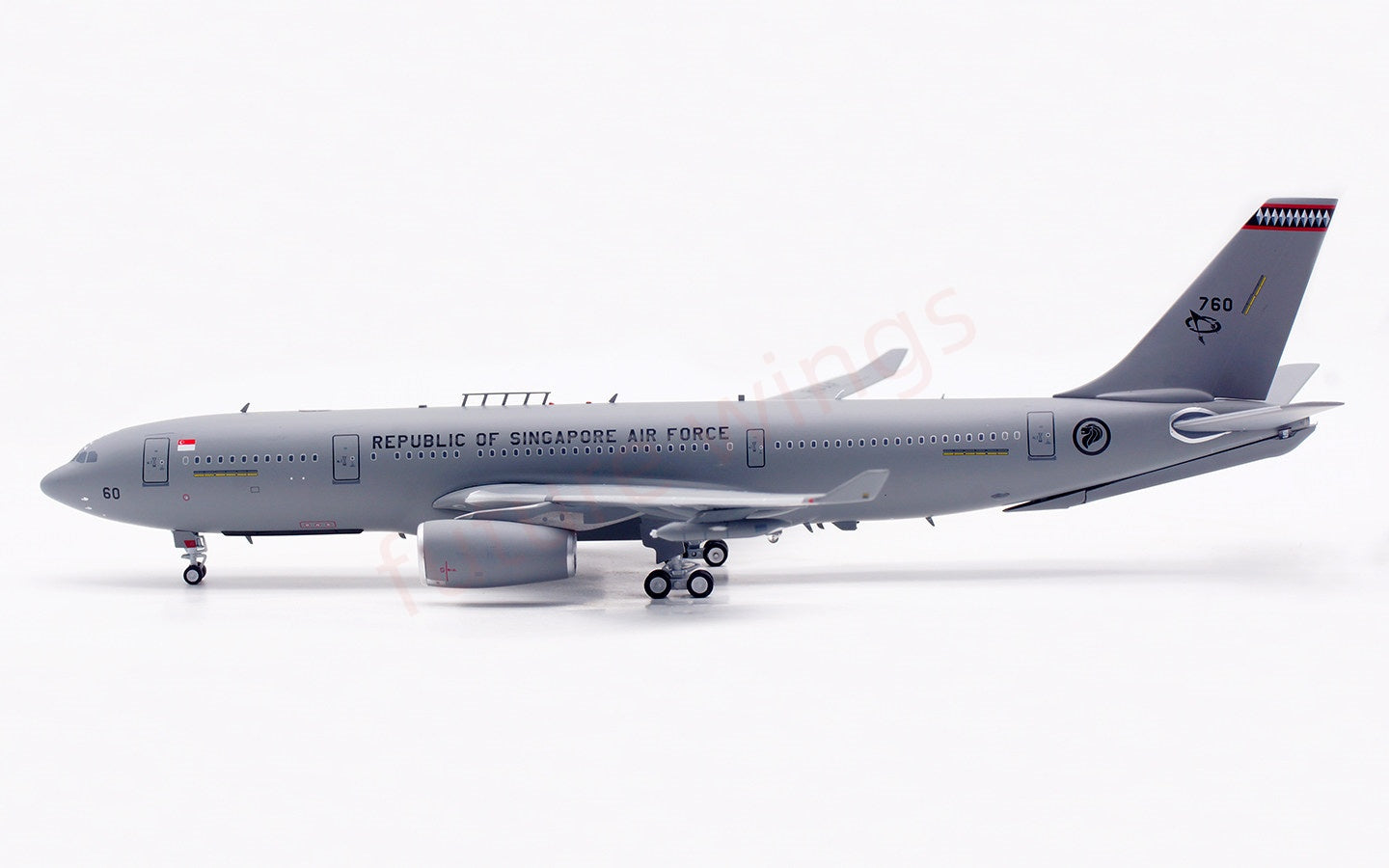 1:200 InFlight200 Singapore Air Force A330-200 760 Aircraft Model With Stand