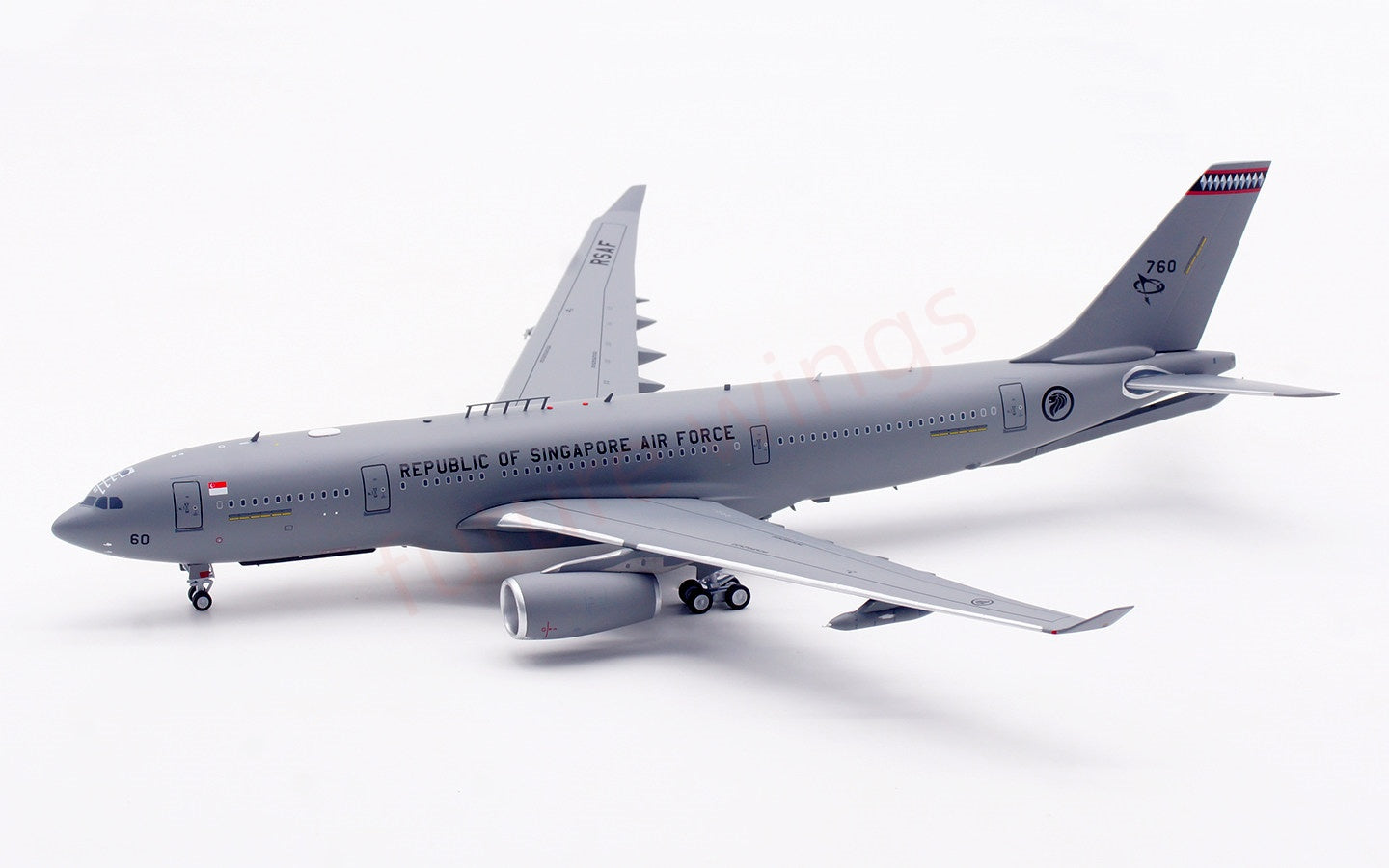 1:200 InFlight200 Singapore Air Force A330-200 760 Aircraft Model With Stand