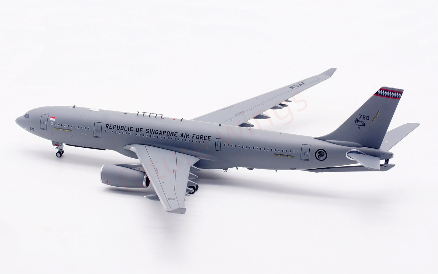 1:200 InFlight200 Singapore Air Force A330-200 760 Aircraft Model With Stand