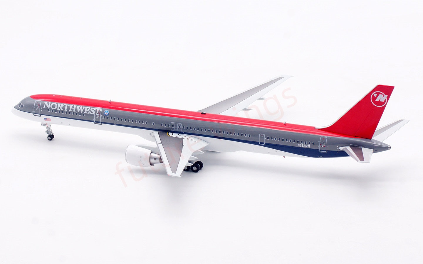 1:200 B-Models(InFlight200) NorthWest Airlines B757-300 N583NW Diecast Aircraft Model