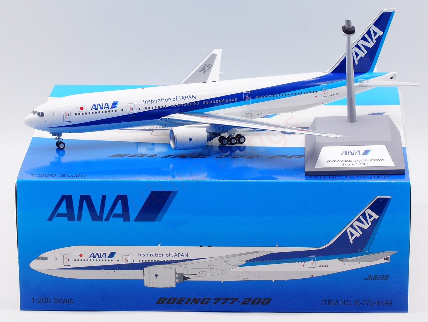 1:200 B-Models(InFlight200) ANA B777-200 JA8199 Diecast Aircraft Model