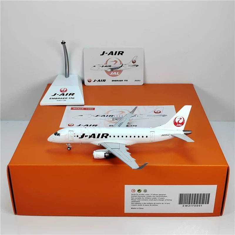 1:200 JC Wings EW2170001 JAL ERJ-170-100STD JA220J Diecast Aircraft Model