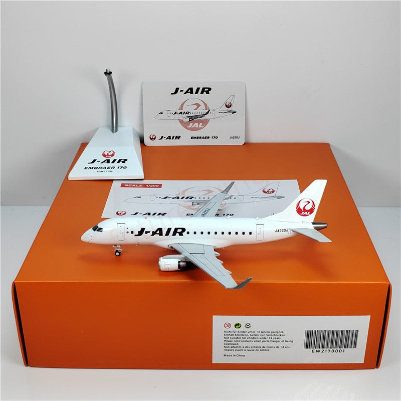1:200 JC Wings EW2170001 JAL ERJ-170-100STD JA220J Diecast Aircraft Model