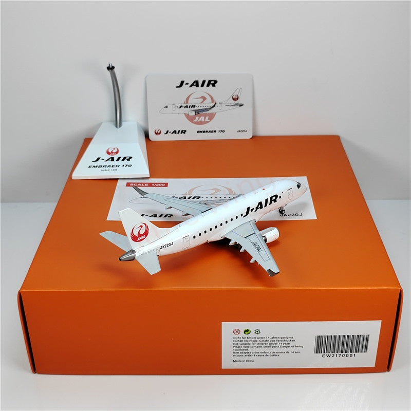 1:200 JC Wings EW2170001 JAL ERJ-170-100STD JA220J Diecast Aircraft Model