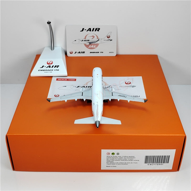1:200 JC Wings EW2170001 JAL ERJ-170-100STD JA220J Diecast Aircraft Model