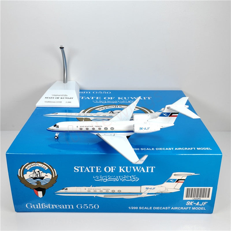 1:200 JC Wings LH2295 STATE OF KUWAIT Gulfstream G-V 9K-AJF Diecast Aircraft Model