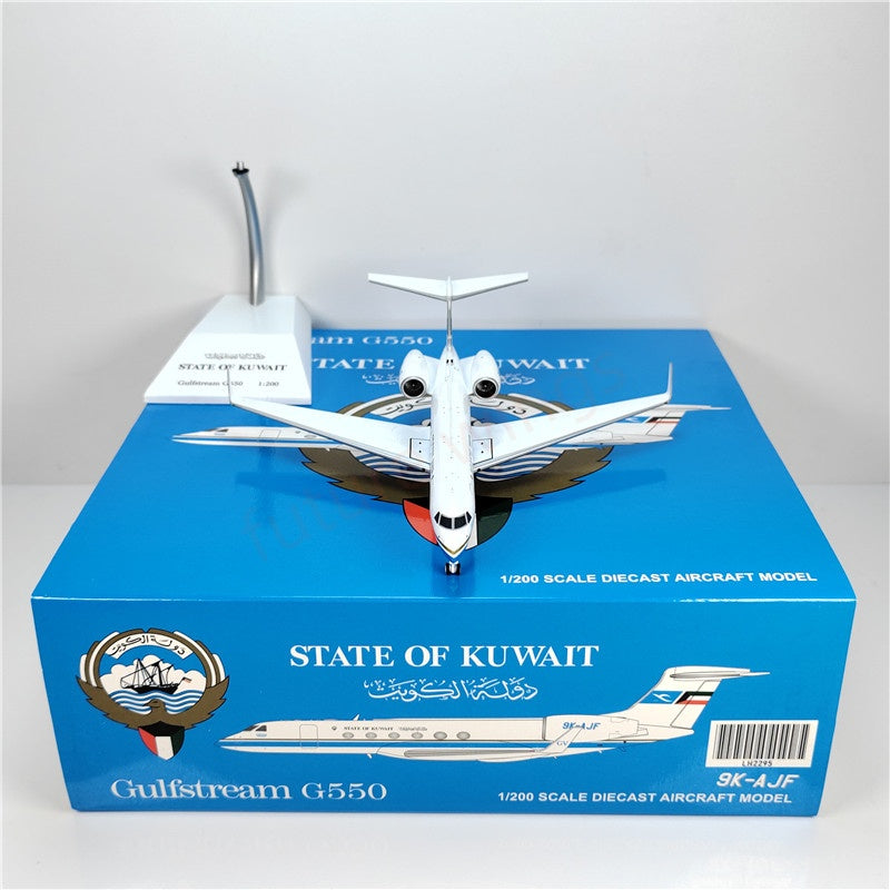 1:200 JC Wings LH2295 STATE OF KUWAIT Gulfstream G-V 9K-AJF Diecast Aircraft Model