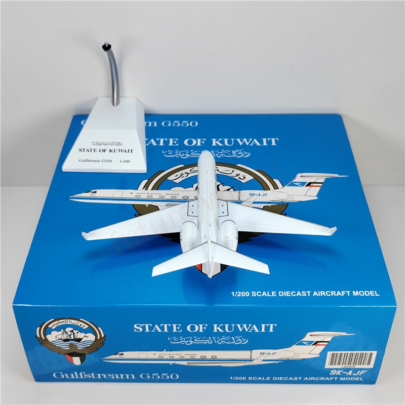 1:200 JC Wings LH2295 STATE OF KUWAIT Gulfstream G-V 9K-AJF Diecast Aircraft Model