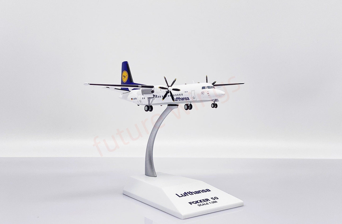 1:200 JC Wings SA2024 Lufthansa Airlines Fokker 50 D-AFFH Diecast Aircraft Model