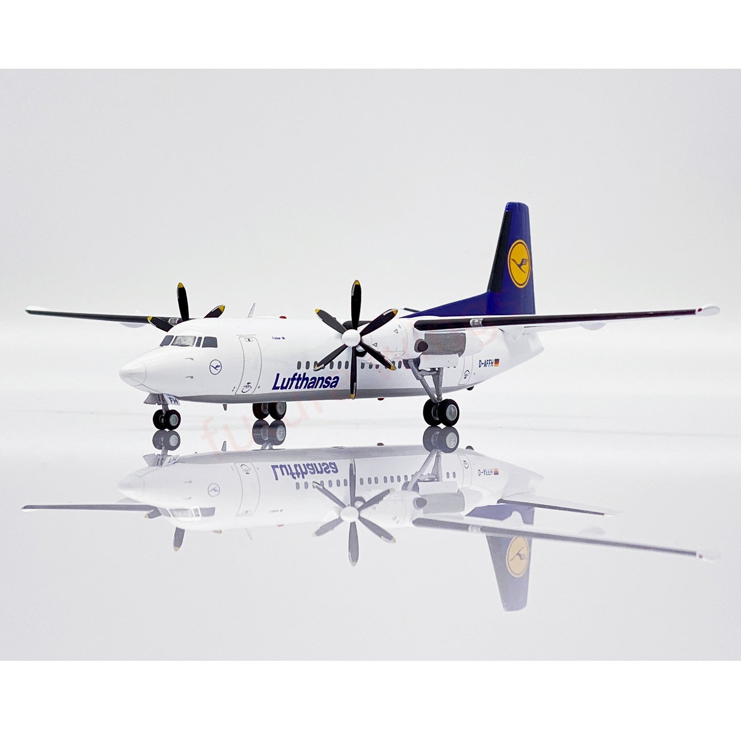 1:200 JC Wings SA2024 Lufthansa Airlines Fokker 50 D-AFFH Diecast Aircraft Model