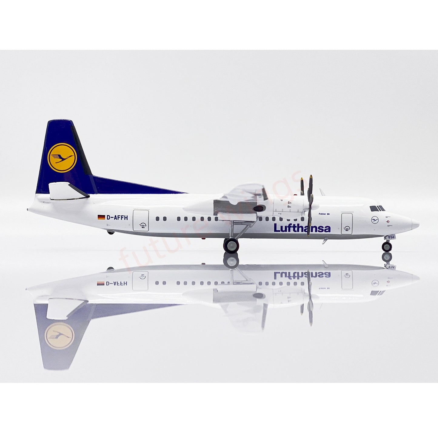 1:200 JC Wings SA2024 Lufthansa Airlines Fokker 50 D-AFFH Diecast Aircraft Model