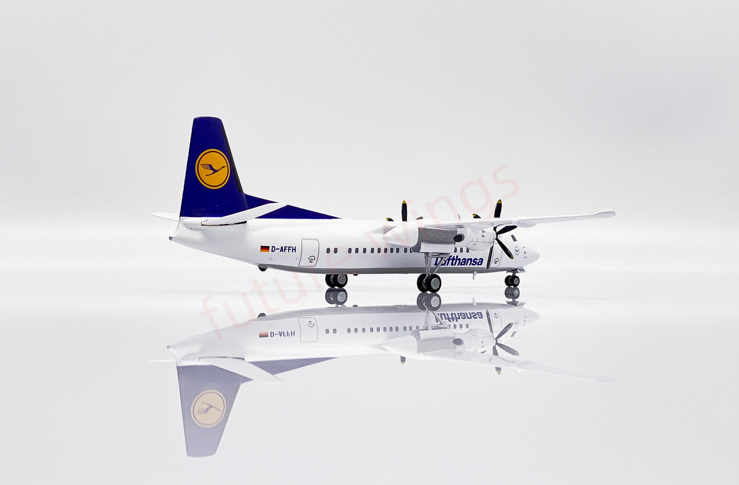 1:200 JC Wings SA2024 Lufthansa Airlines Fokker 50 D-AFFH Diecast Aircraft Model