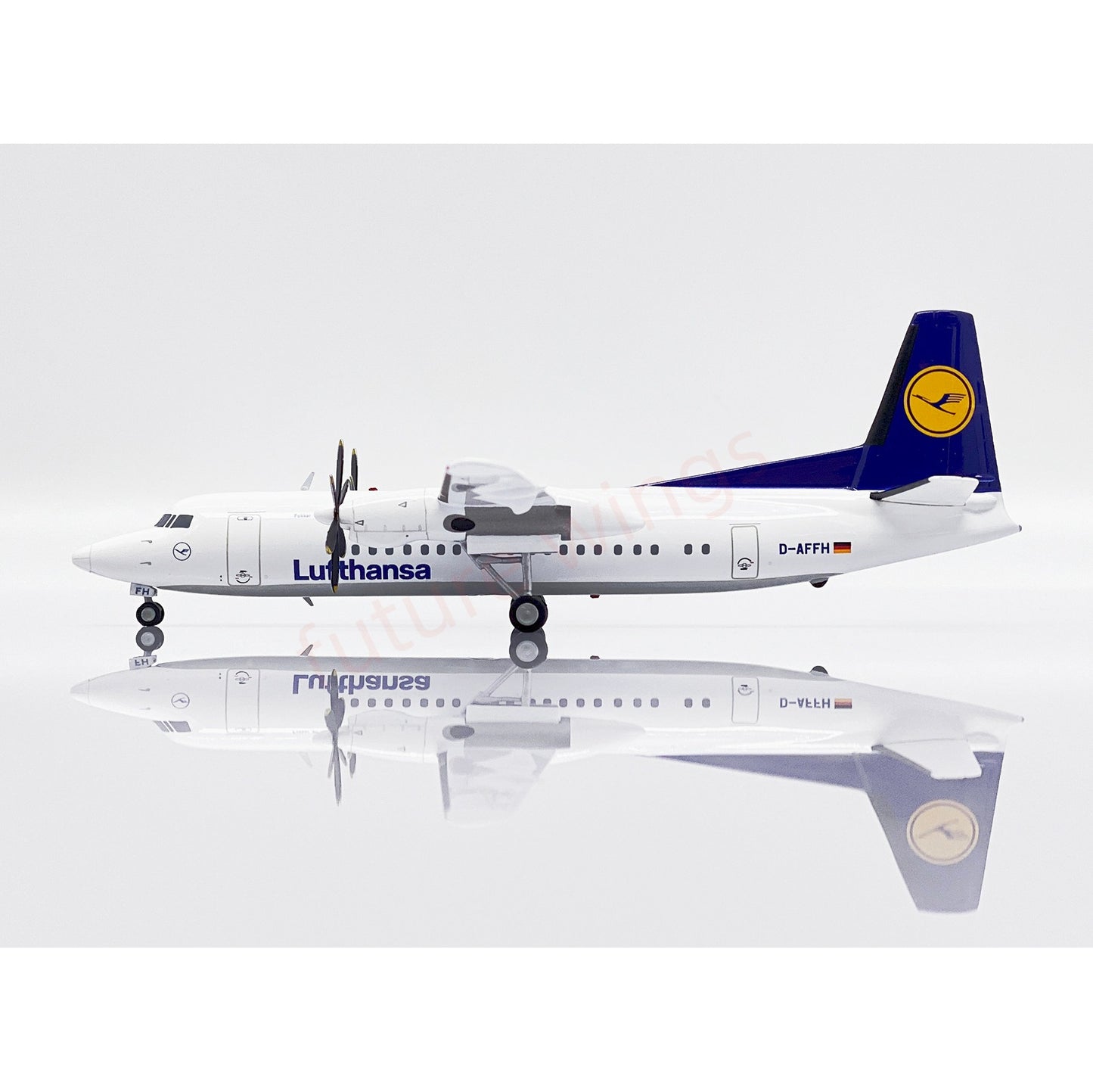 1:200 JC Wings SA2024 Lufthansa Airlines Fokker 50 D-AFFH Diecast Aircraft Model