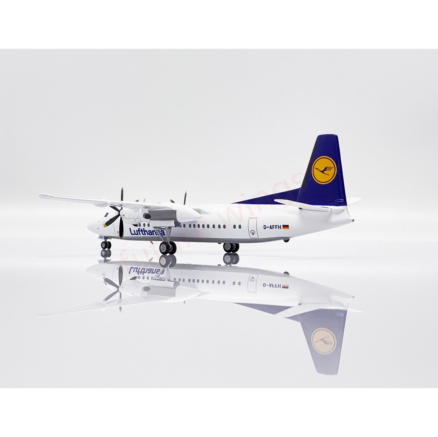 1:200 JC Wings SA2024 Lufthansa Airlines Fokker 50 D-AFFH Diecast Aircraft Model