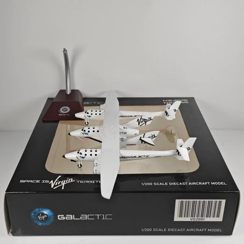 1:200 JC Wings VG2001 VG2002 Virgin Galactic Spaceship N348MS Diecast Aircraft Model