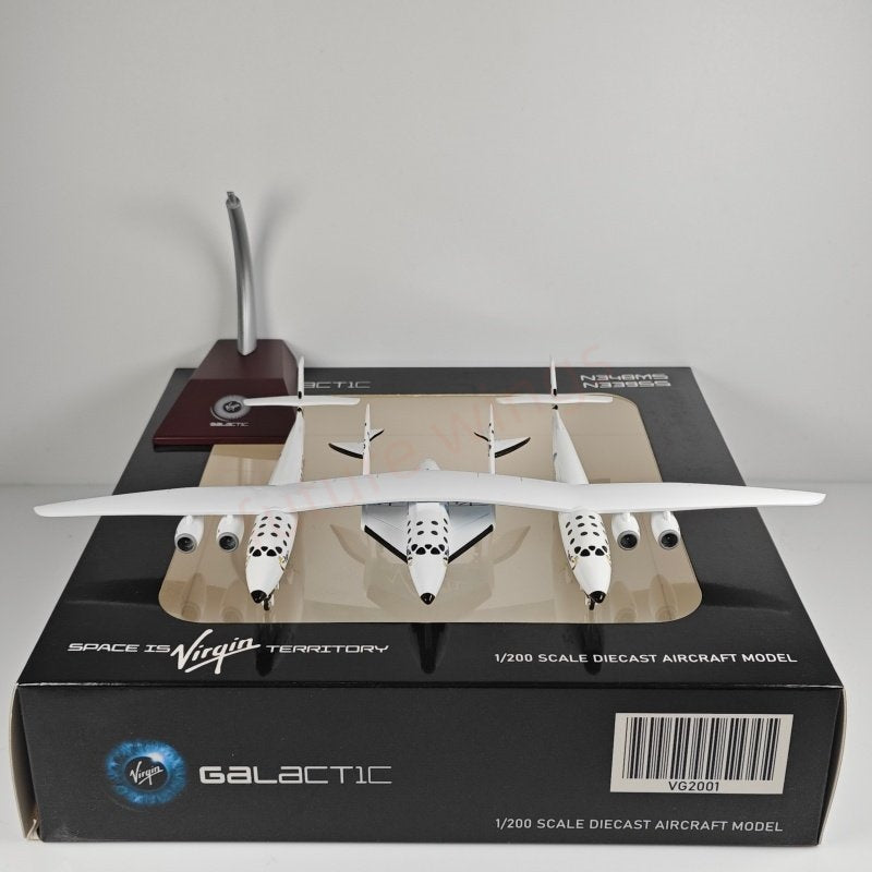 1:200 JC Wings VG2001 VG2002 Virgin Galactic Spaceship N348MS Diecast Aircraft Model