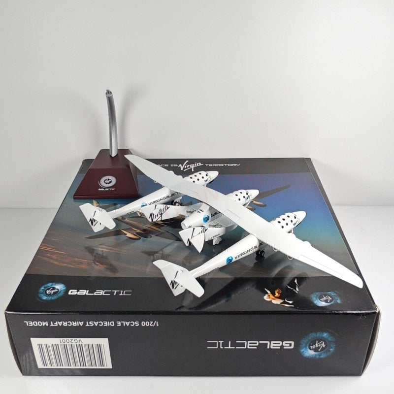 1:200 JC Wings VG2001 VG2002 Virgin Galactic Spaceship N348MS Diecast Aircraft Model