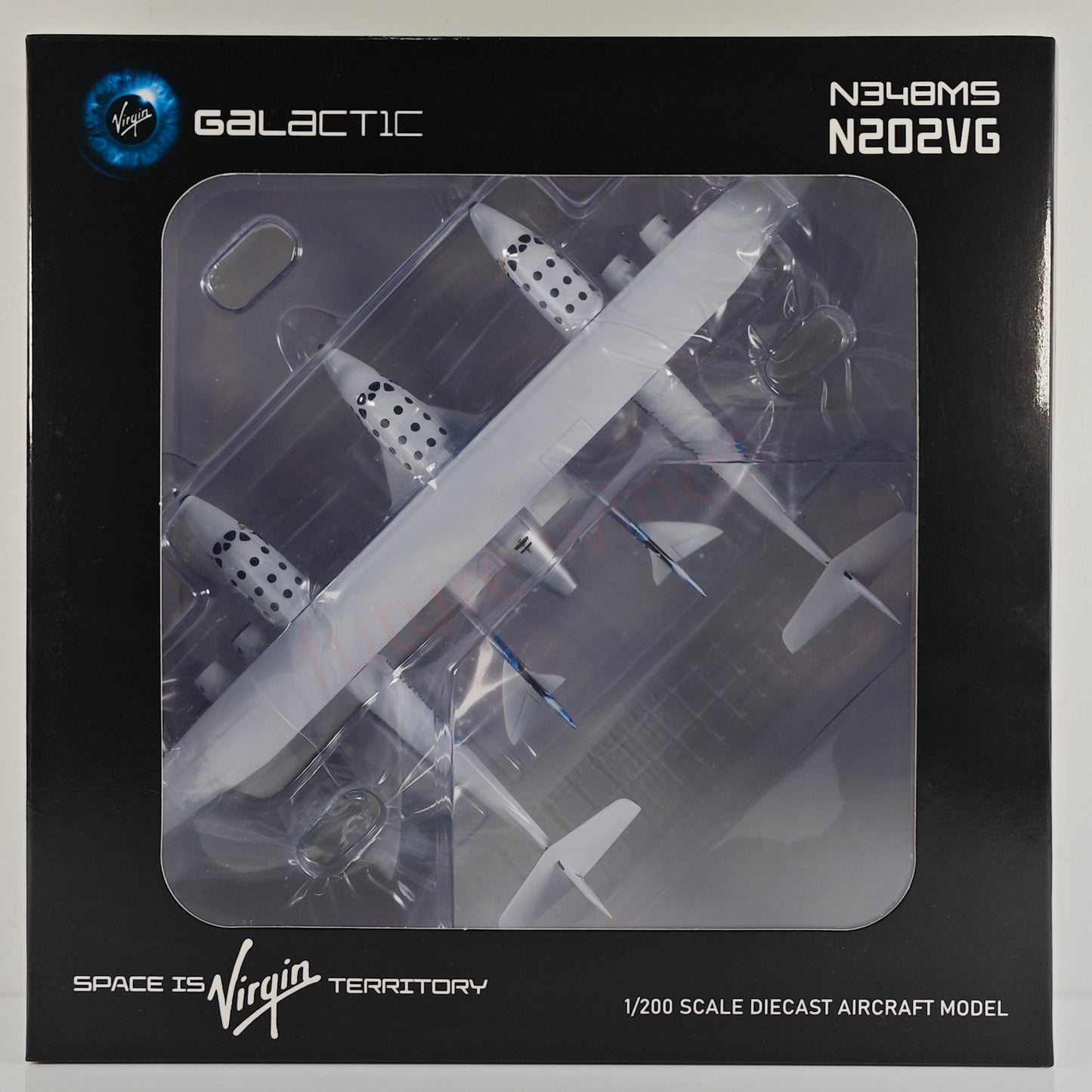 1:200 JC Wings VG2001 VG2002 Virgin Galactic Spaceship N348MS Diecast Aircraft Model