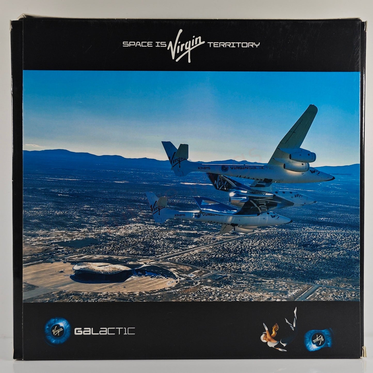 1:200 JC Wings VG2001 VG2002 Virgin Galactic Spaceship N348MS Diecast Aircraft Model