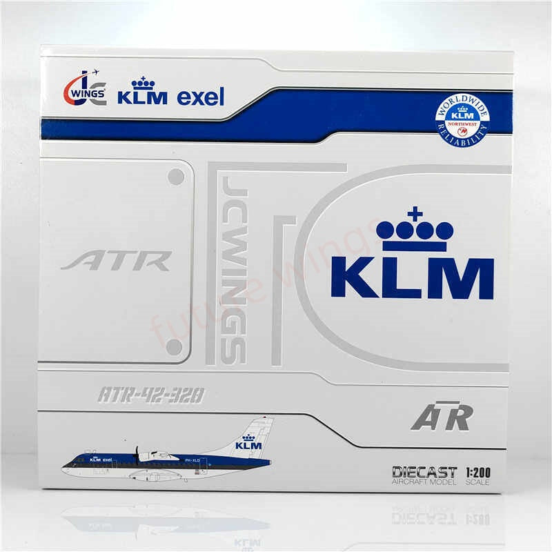 1:200 JC Wings XX20147 KLM ATR-42-300 PH-XLD Diecast Aircraft Model