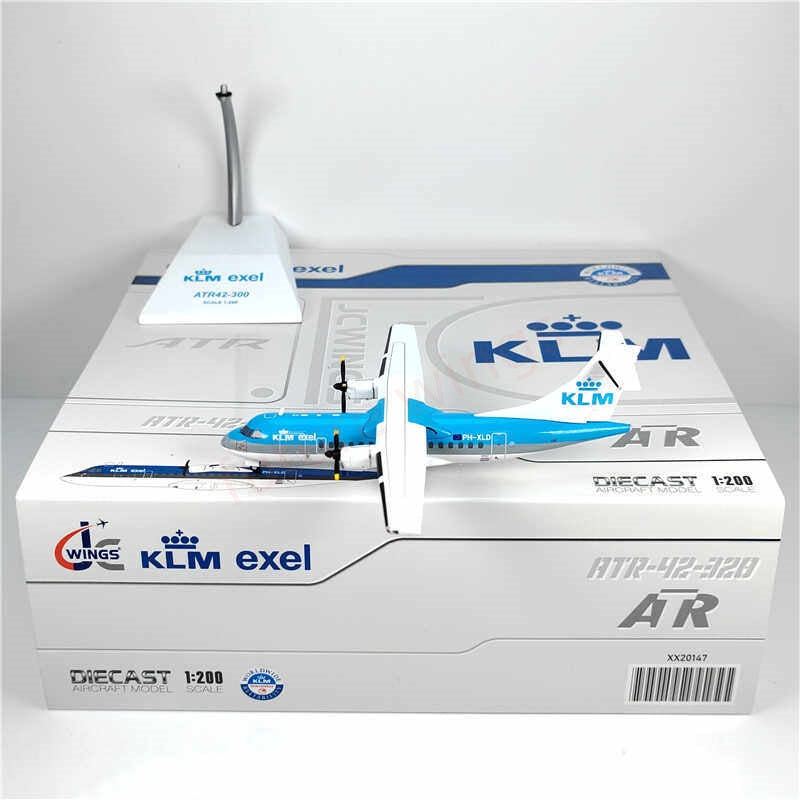 1:200 JC Wings XX20147 KLM ATR-42-300 PH-XLD Diecast Aircraft Model