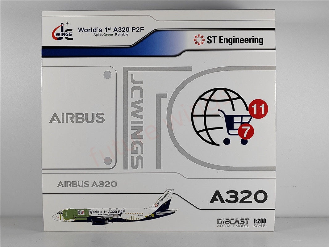 1:200 JC Wings LH2338 Airbus House Color A320P2F D-AAES Diecast Aircraft Model