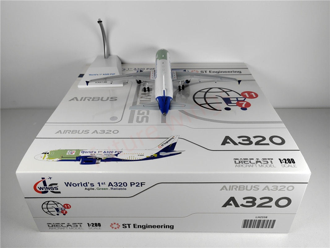 1:200 JC Wings LH2338 Airbus House Color A320P2F D-AAES Diecast Aircraft Model