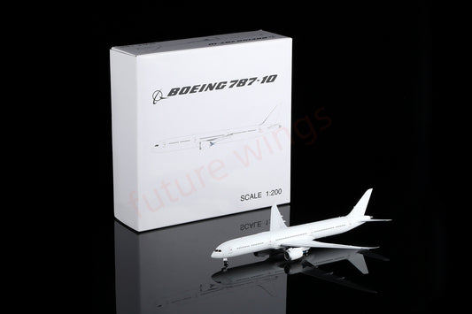 1:200 SQ Wings Boeing B787-10 Blank Diecast Aircraft Model With Stand